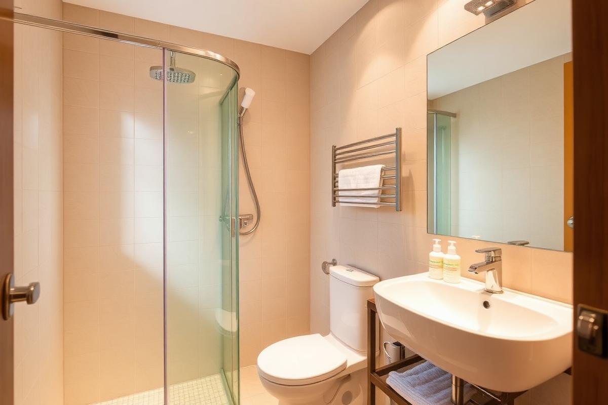 Bagno con doccia
